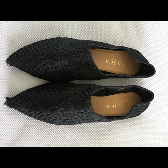 zara ladies flat shoes